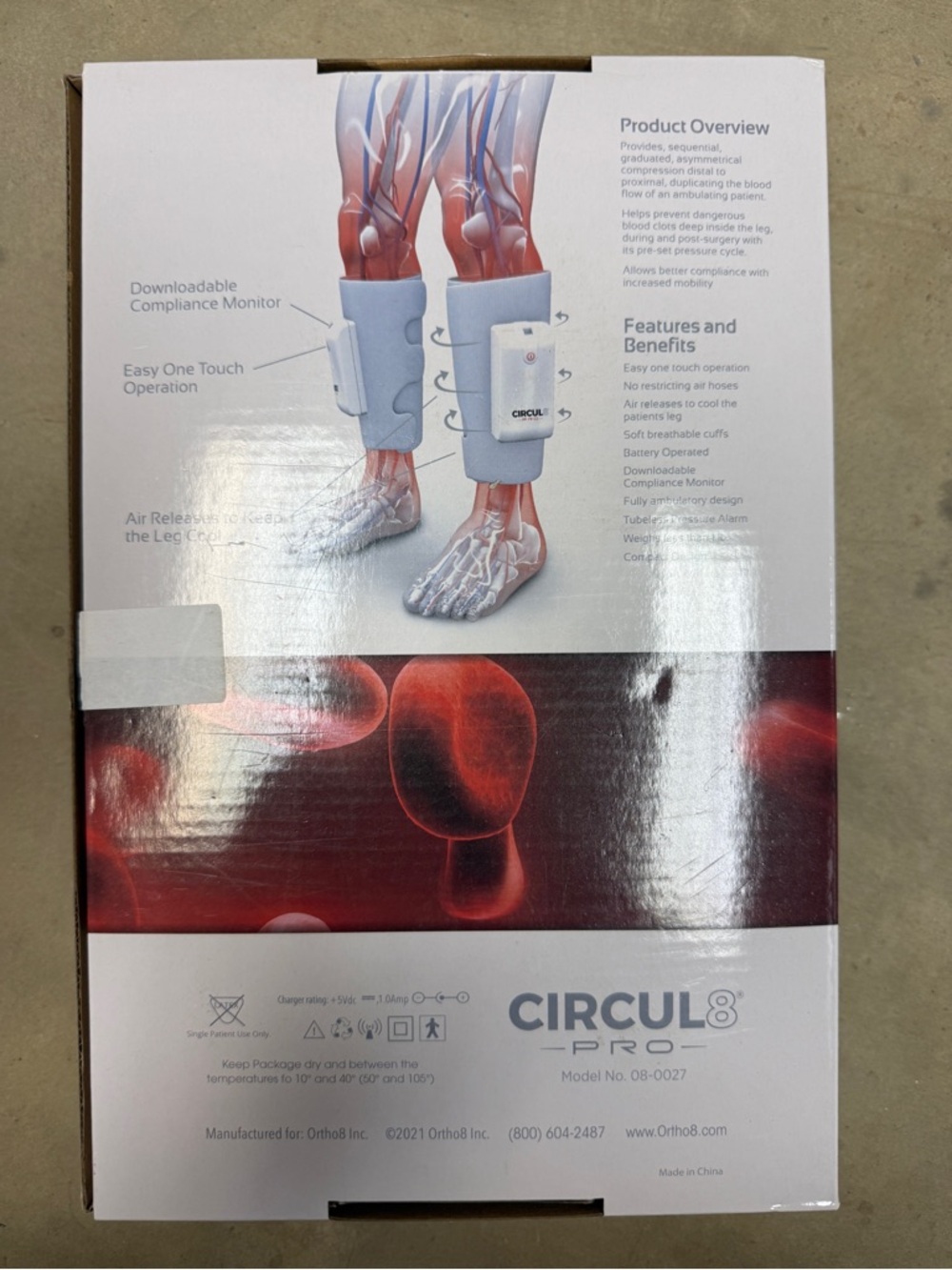 Circul8 Pro Leg Compression Wraps - White